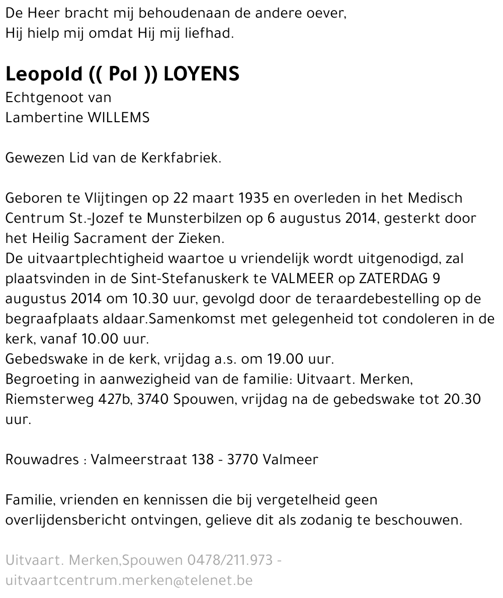 Leopold LOYENS