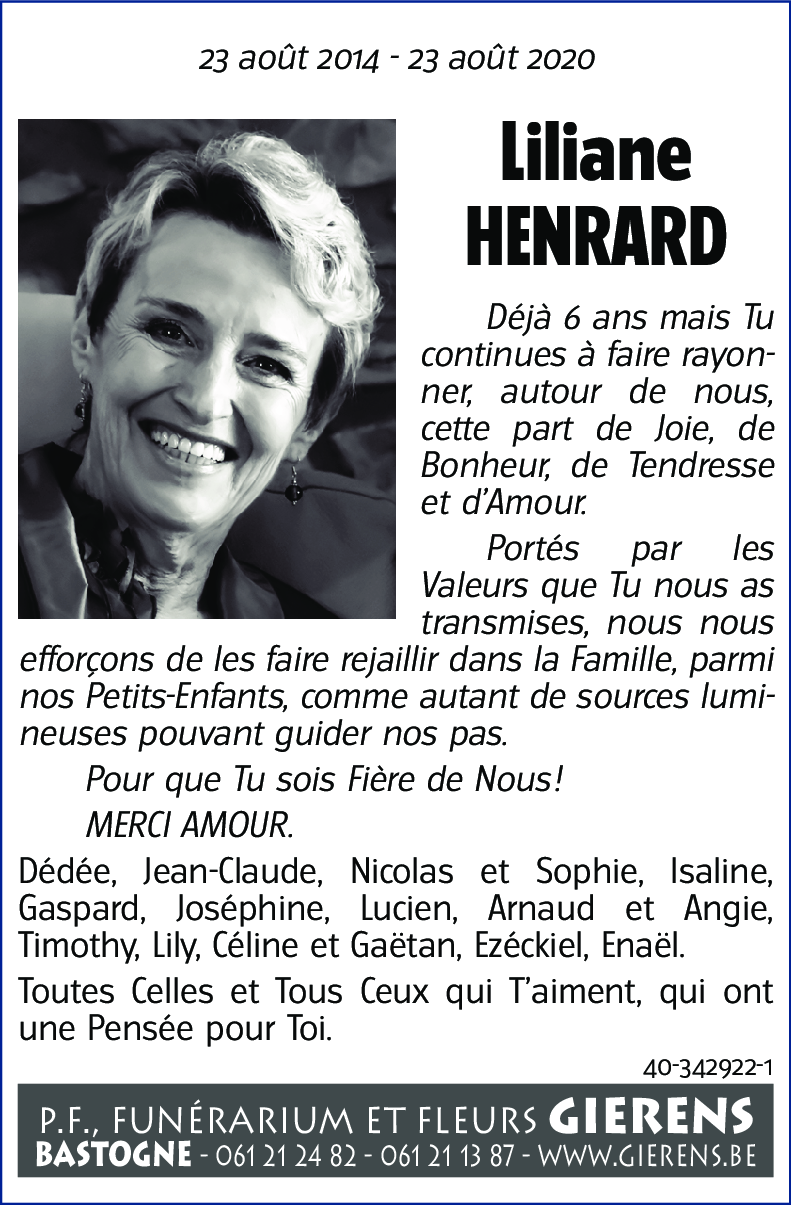 Liliane HENRARD
