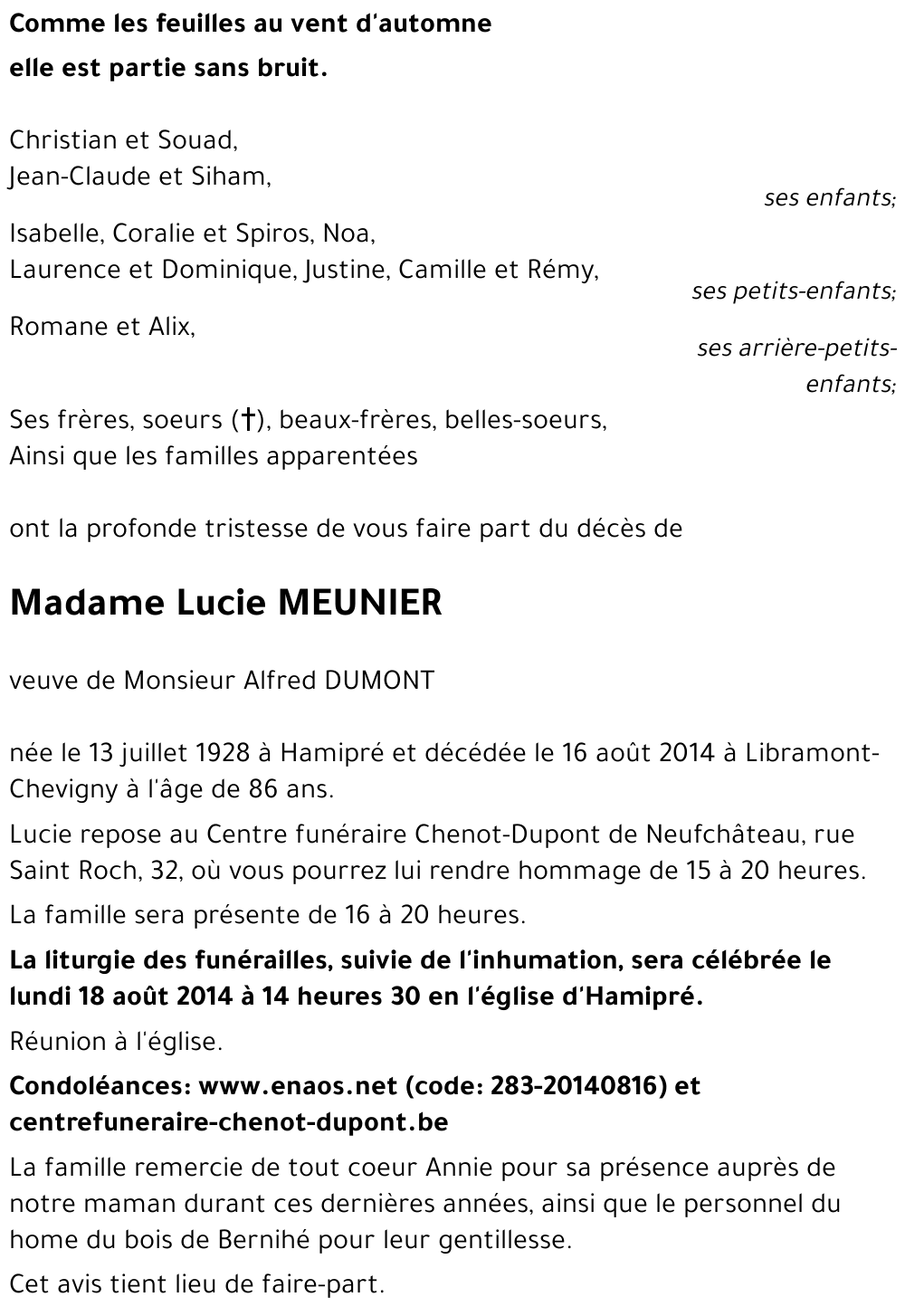 Lucie MEUNIER