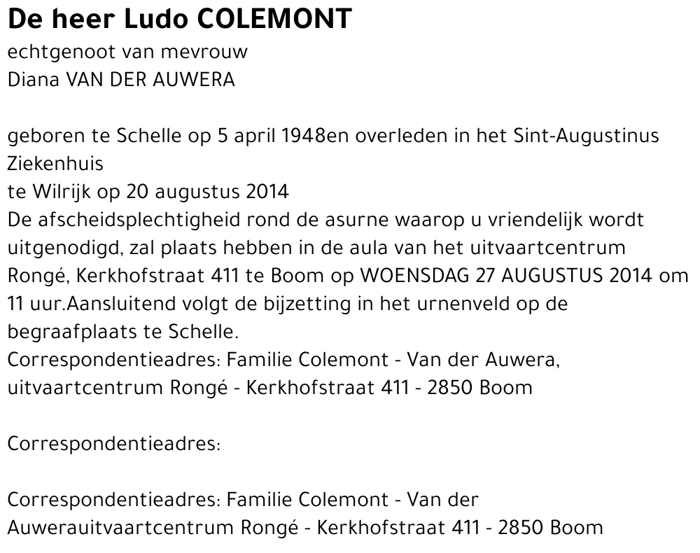 Ludo Colemont