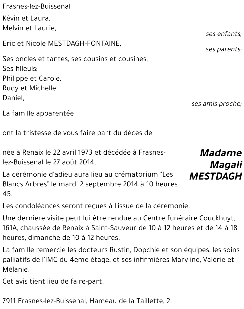 Magali MESTDAGH