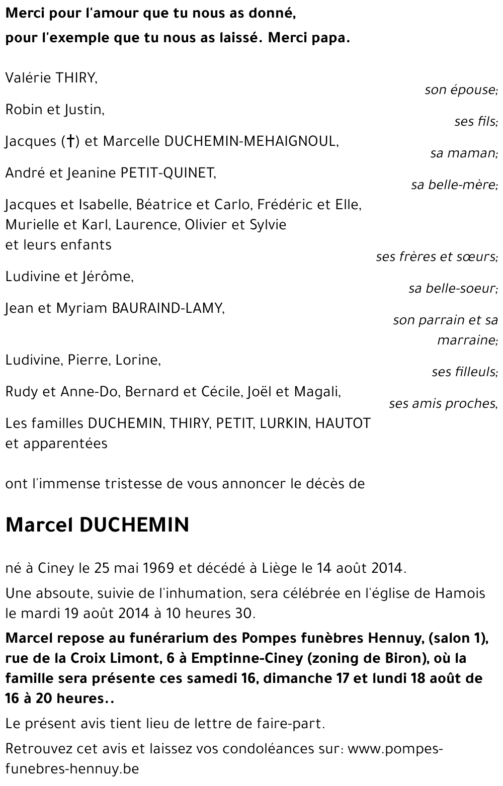Marcel DUCHEMIN