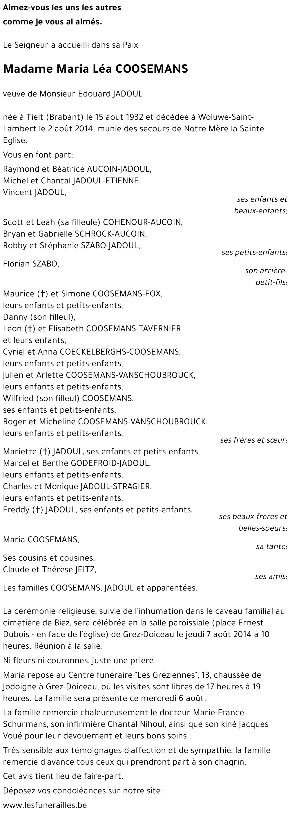 Maria Léa COOSEMANS