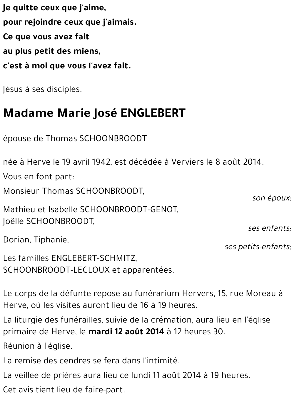Marie José Englebert
