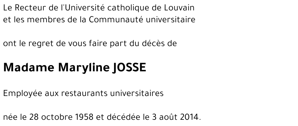 Maryline JOSSE
