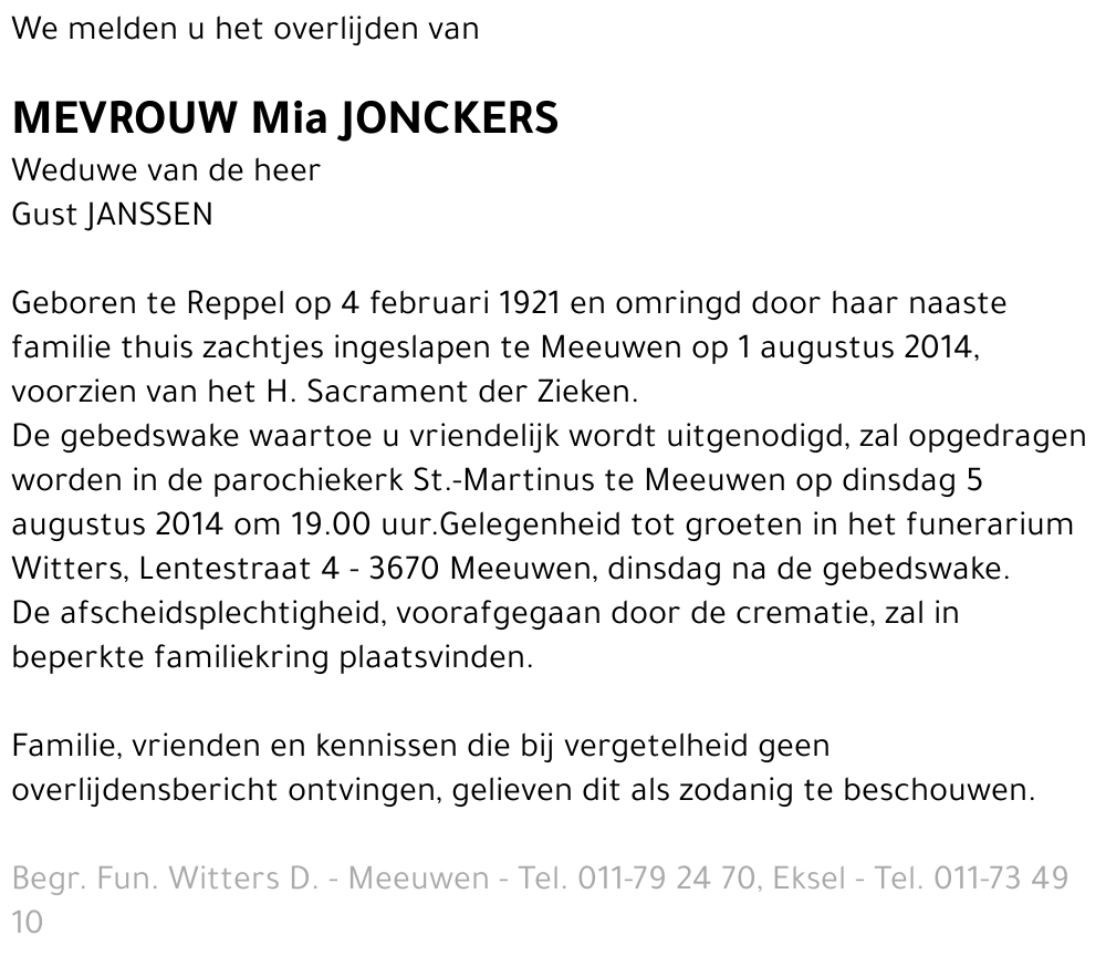 Mia Jonckers
