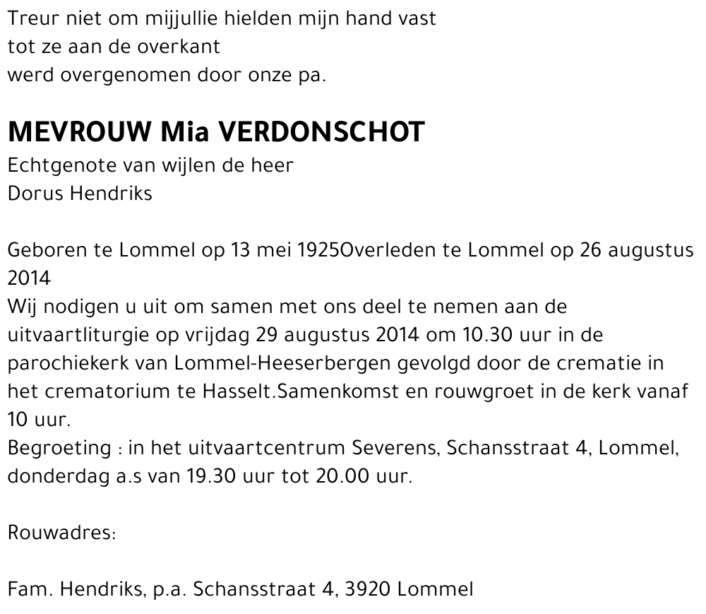 Mia Verdonschot