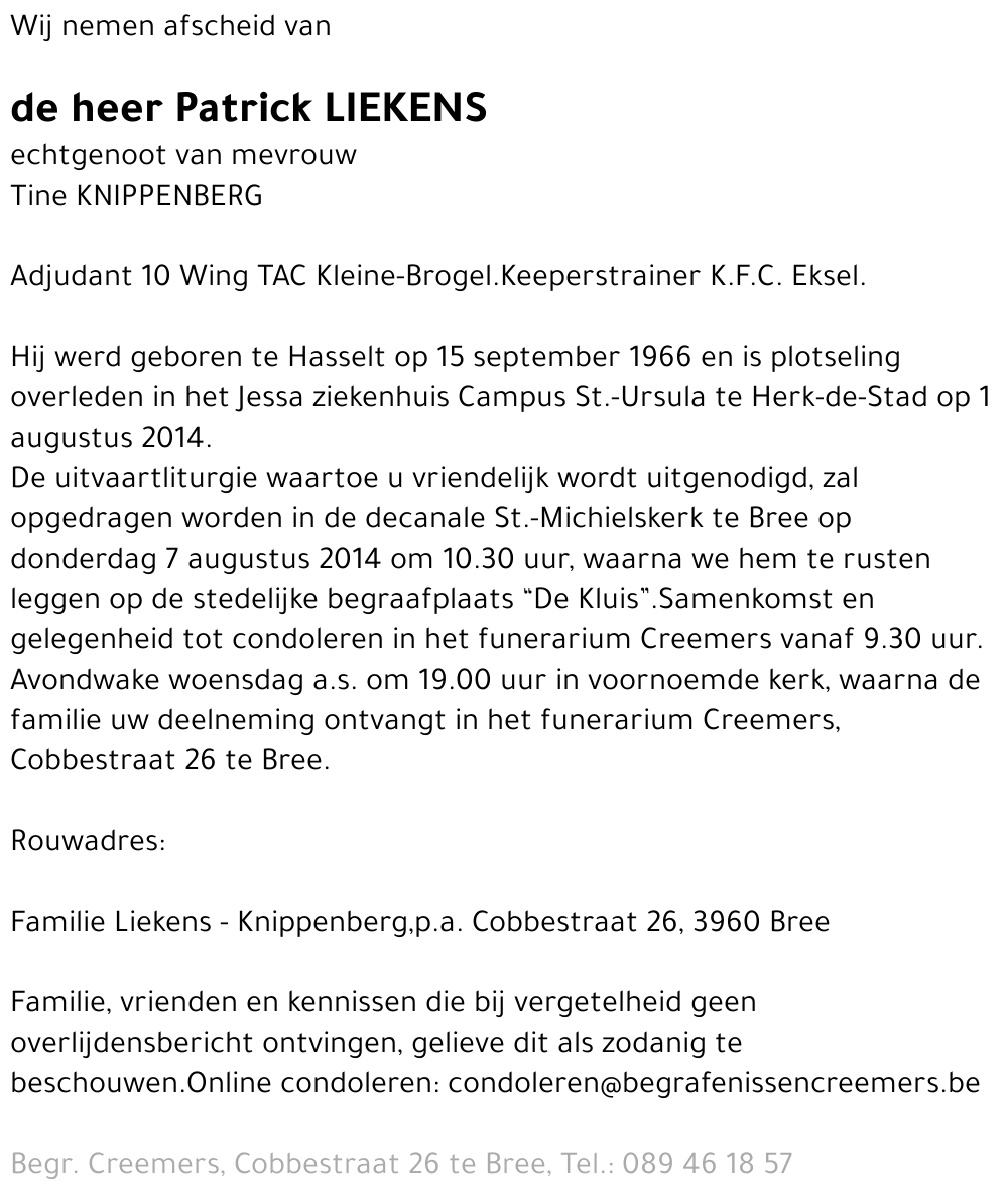 Patrick Liekens