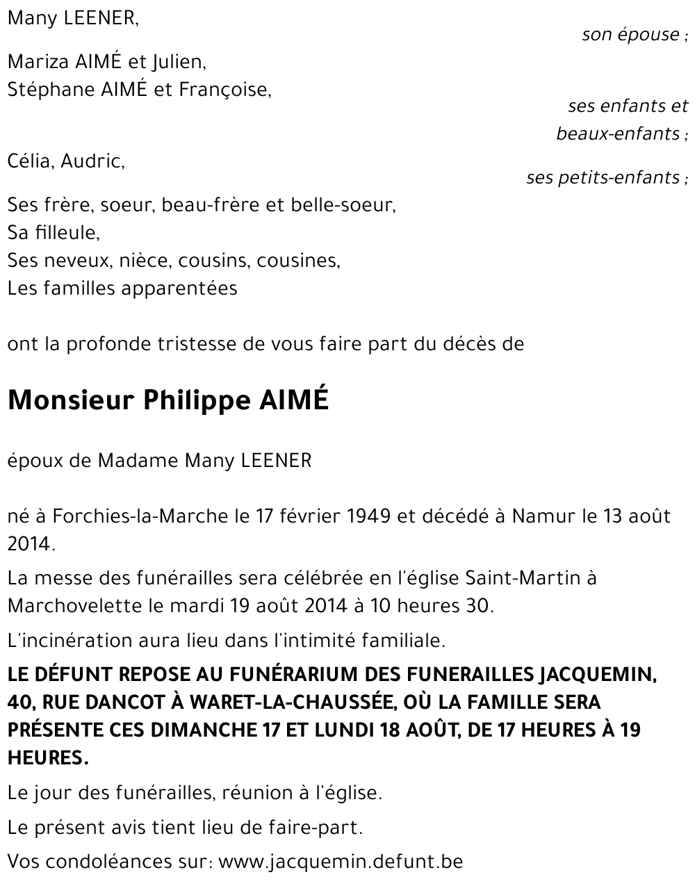 Philippe AIMÉ