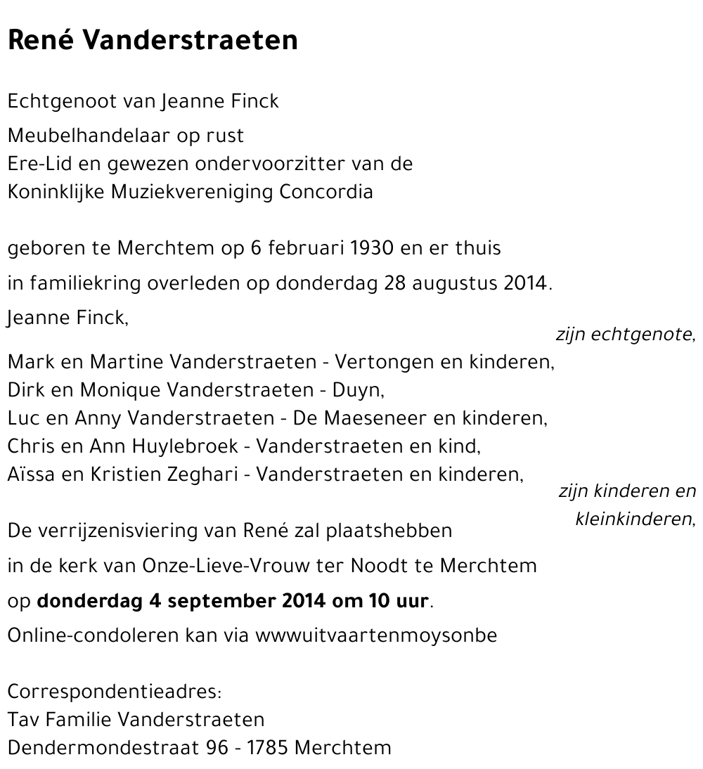 René Vanderstraeten