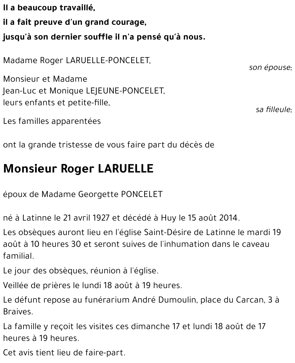 Roger LARUELLE