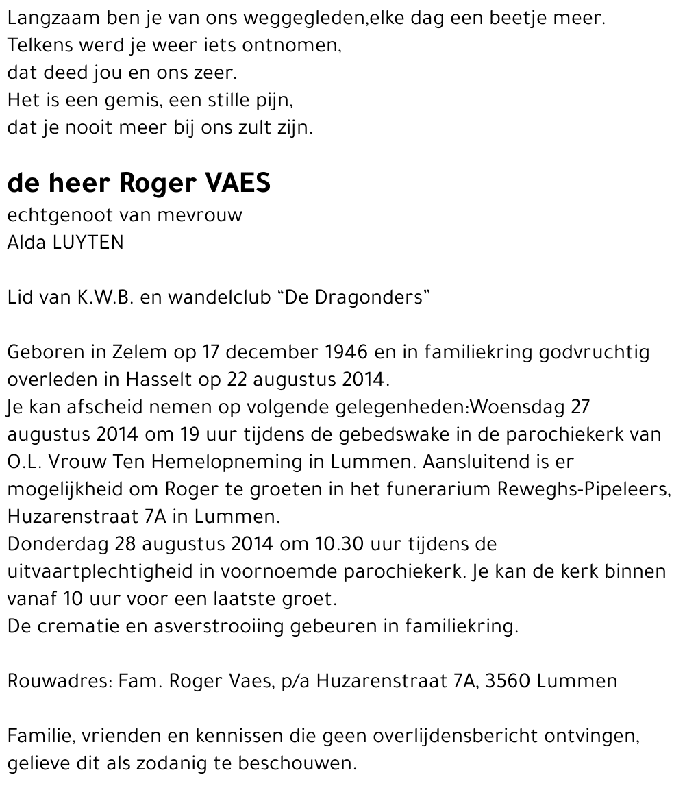 Roger Vaes