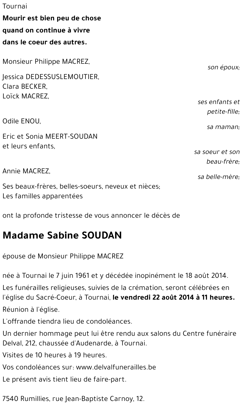 Sabine SOUDAN