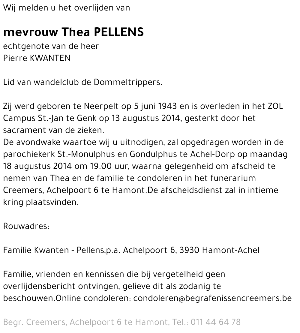 Thea Pellens