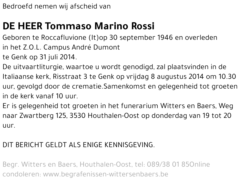 Tommaso Marino Rossi