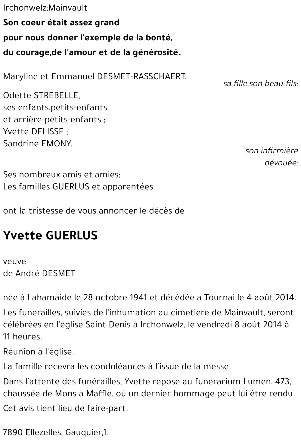 Yvette GUERLUS