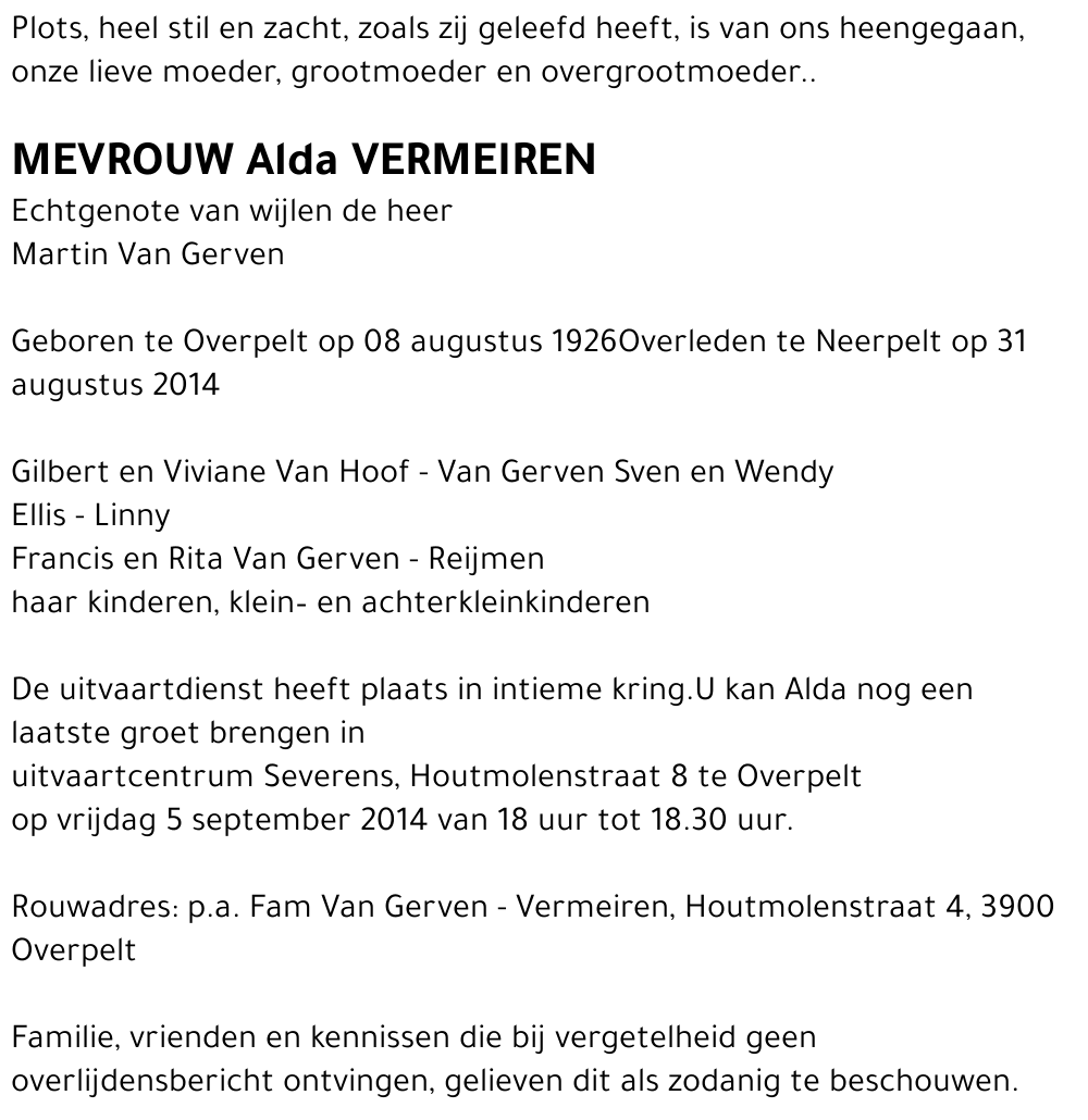 Alda Vermeiren