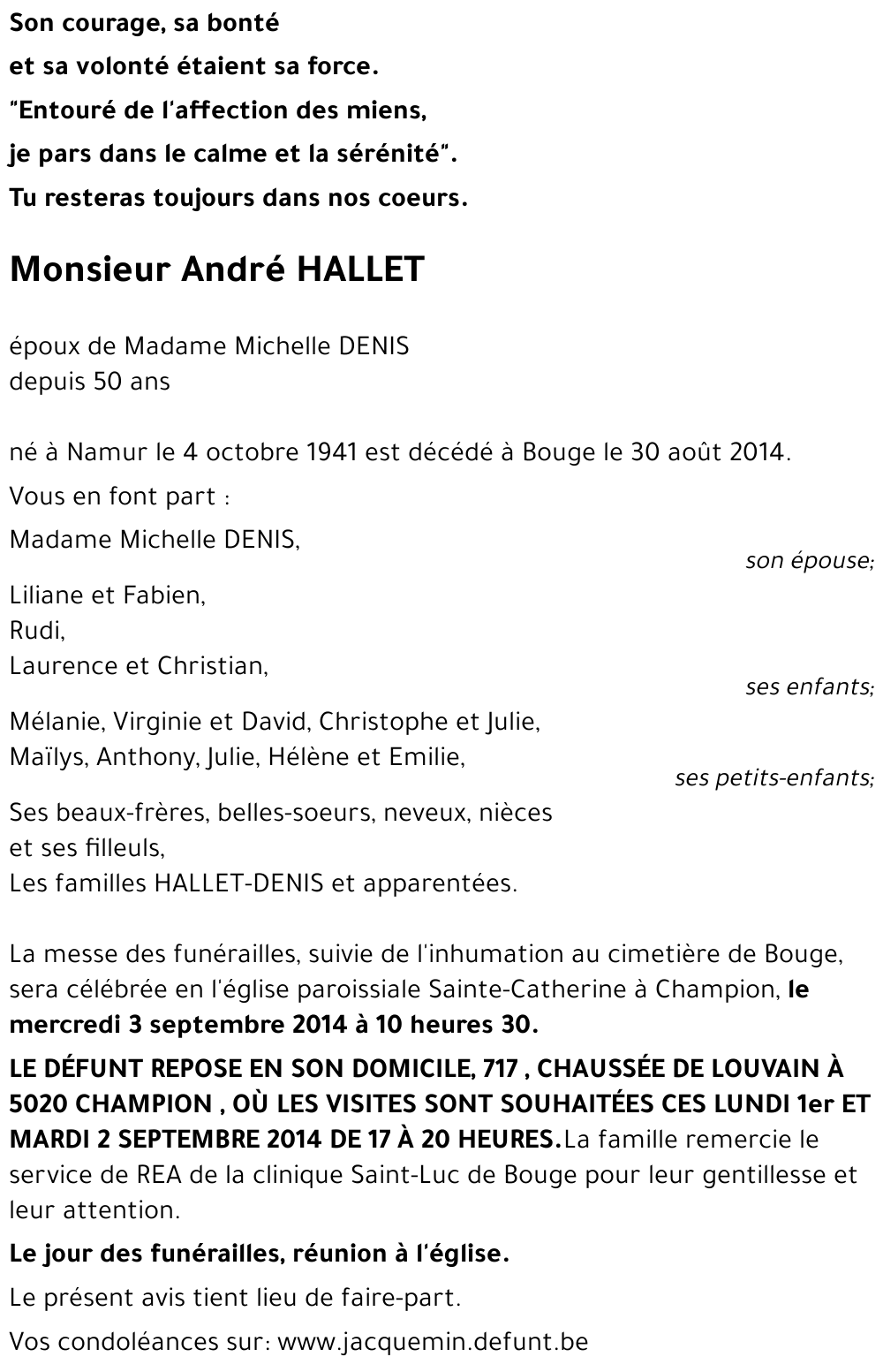 André HALLET