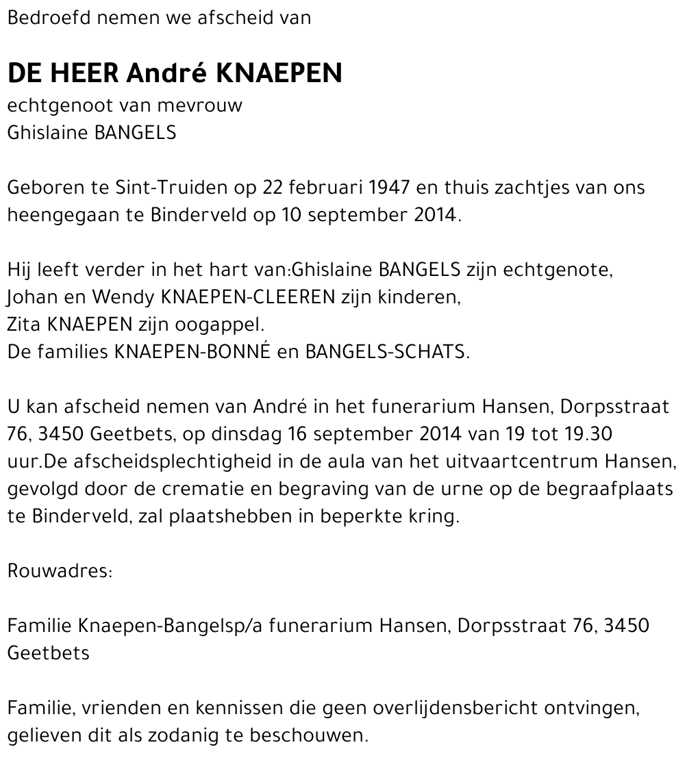 André KNAEPEN