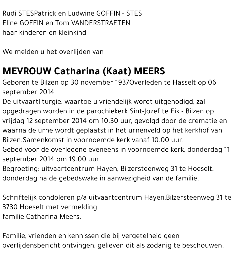 Catharina Meers