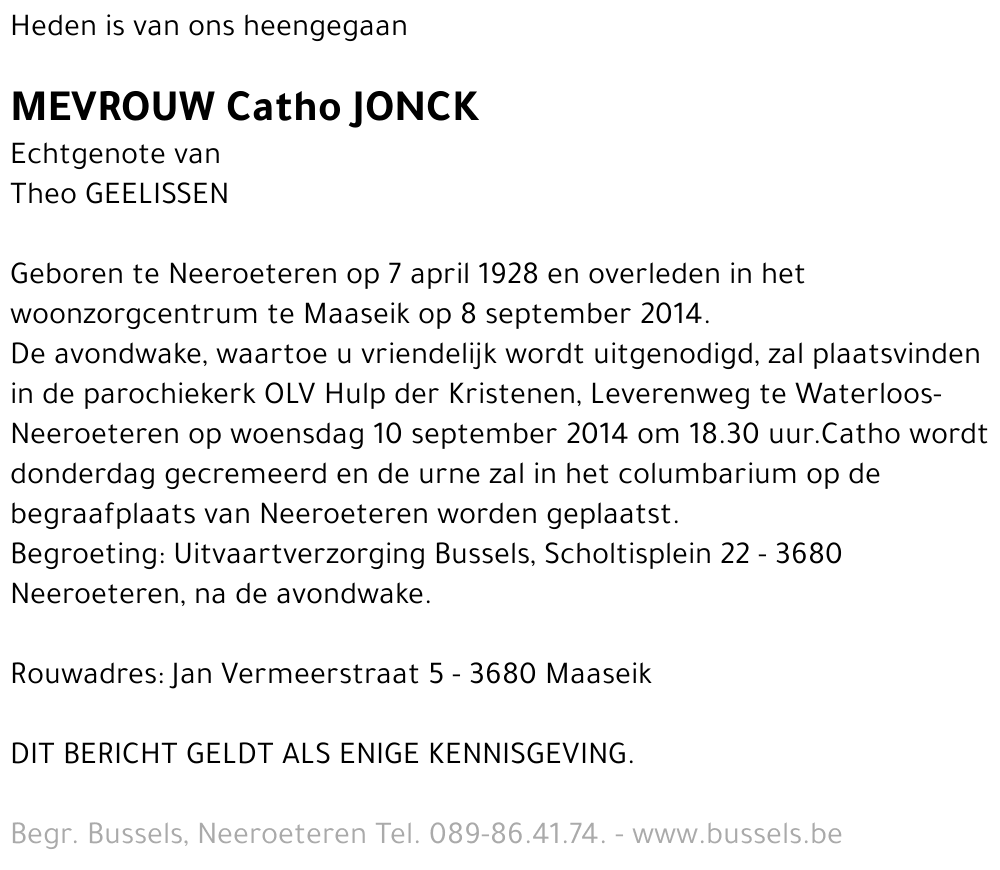 Catho JONCK