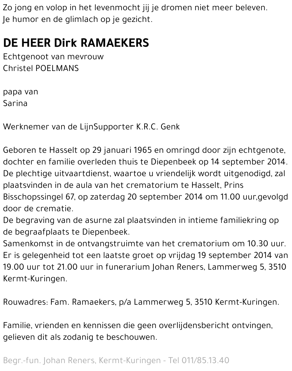 Dirk Ramaekers