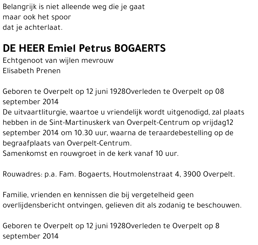 Emiel Petrus Bogaerts