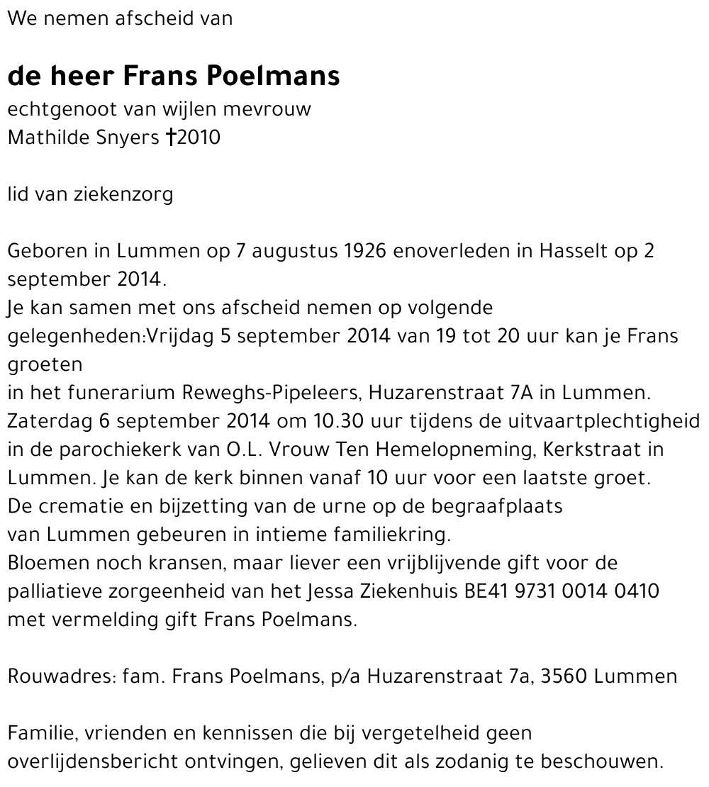 Frans Poelmans