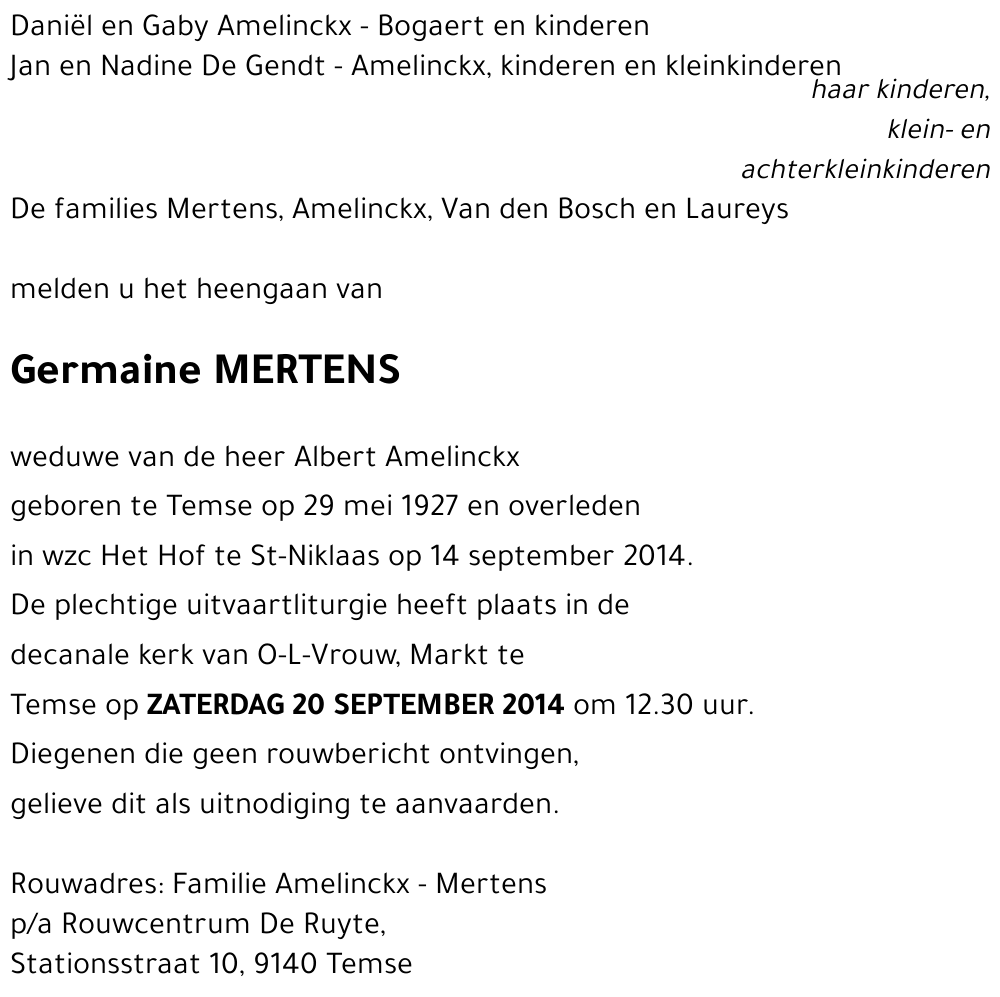 Germaine Mertens