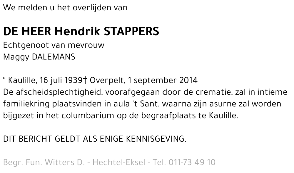 Hendrik Stappers