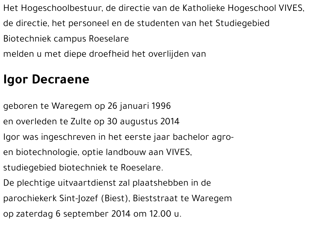 Igor Decraene