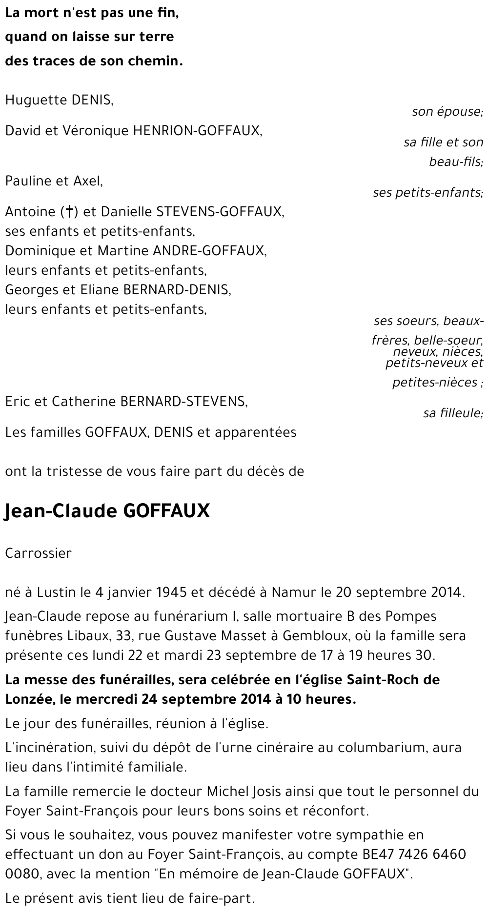 Jean-Claude GOFFAUX