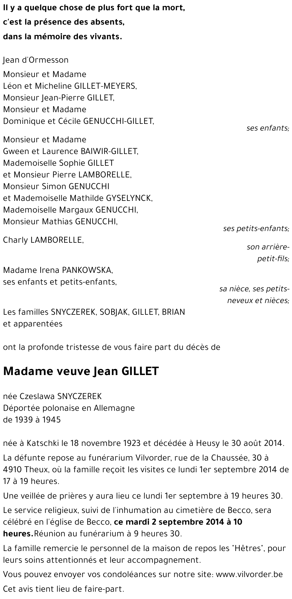 Jean GILLET