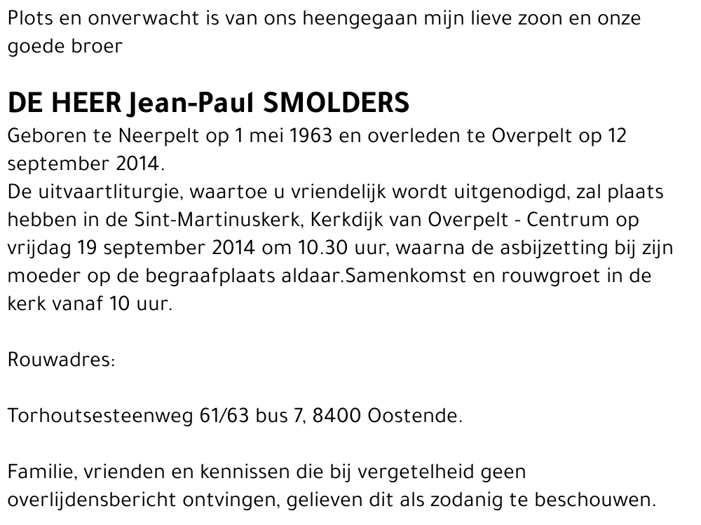 Jean-Paul Smolders