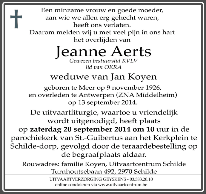Jeanne Aerts
