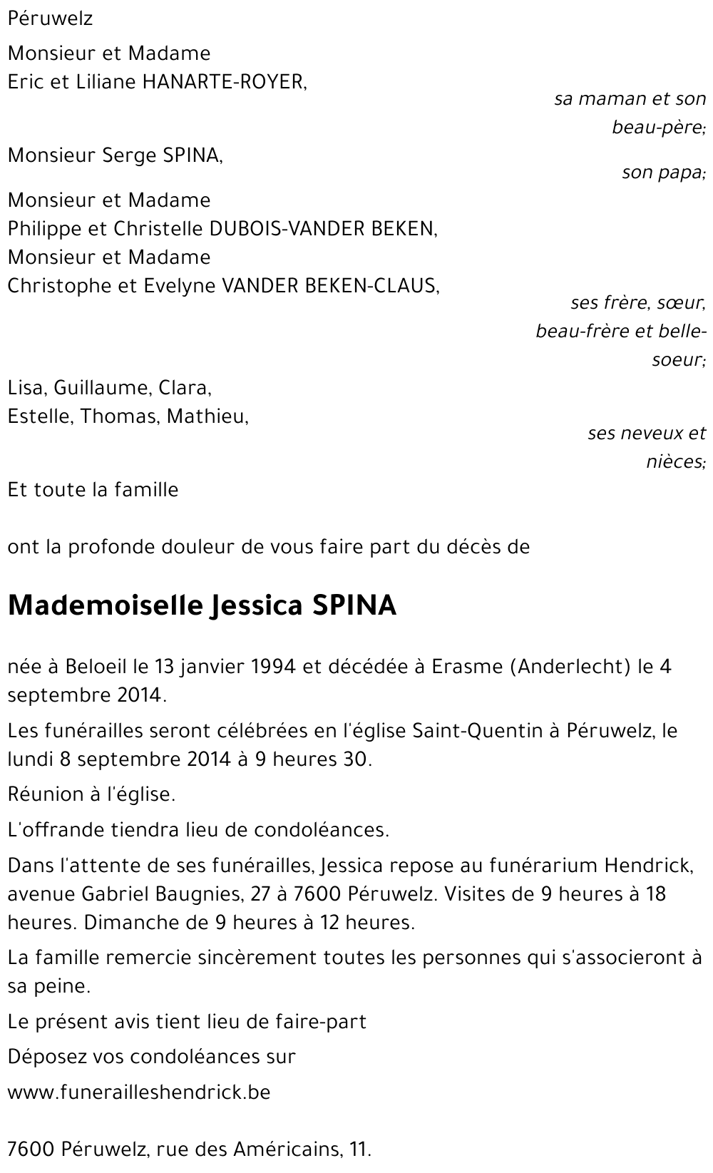 Jessica SPINA