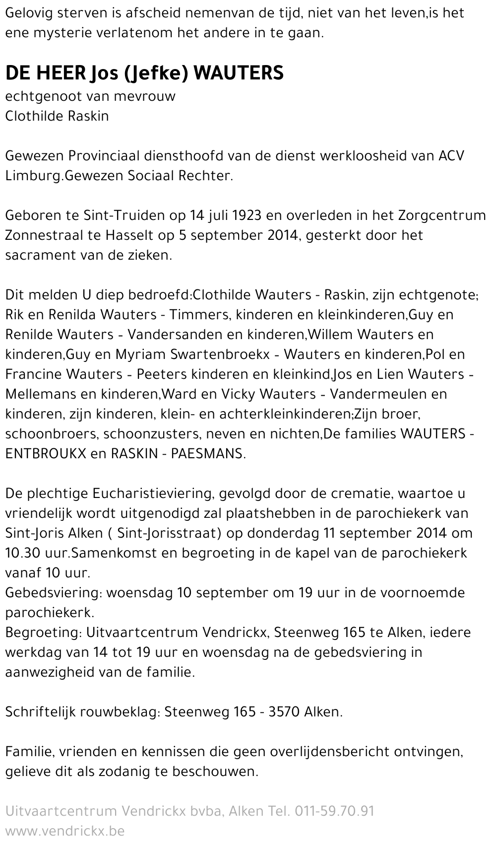 Jos Wauters