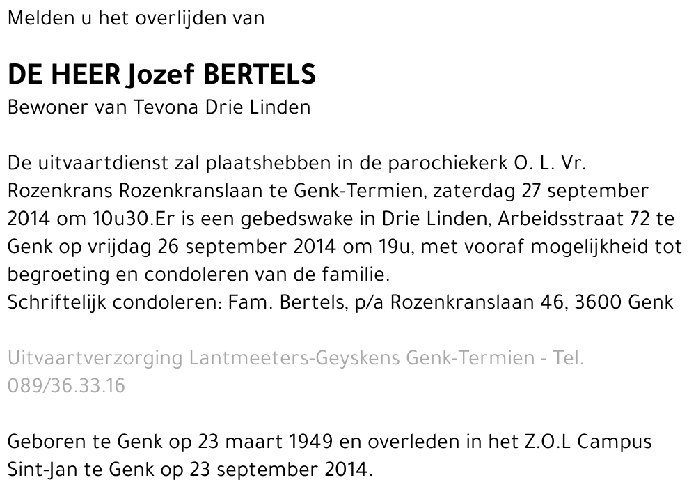Jozef BERTELS