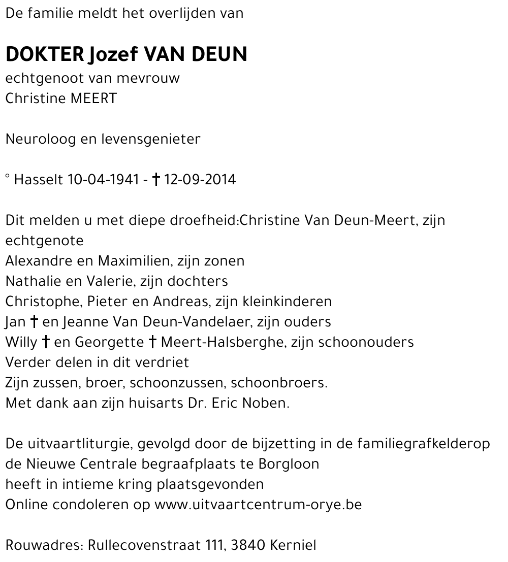 Jozef Van Deun