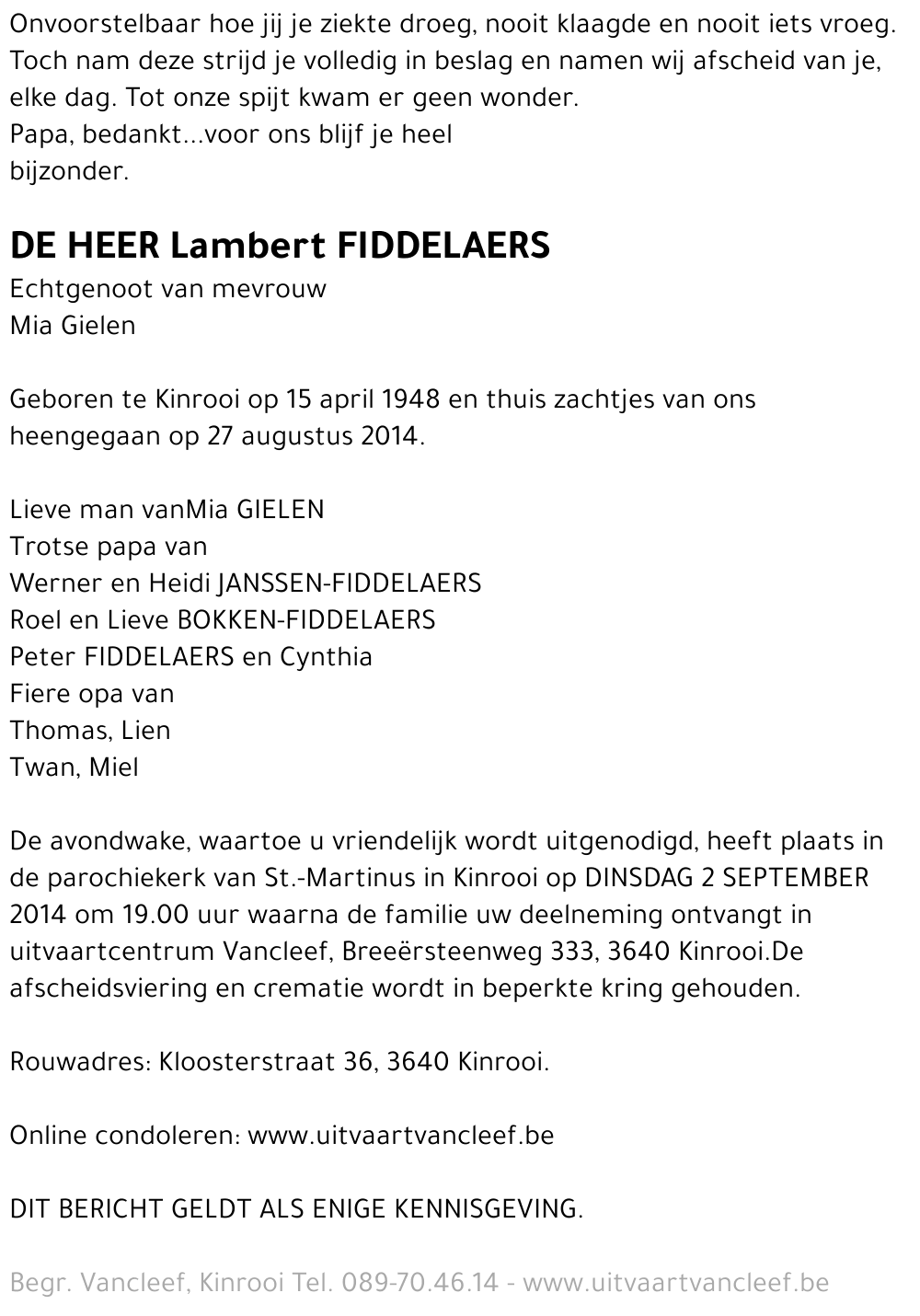 Lambert Fiddelaers