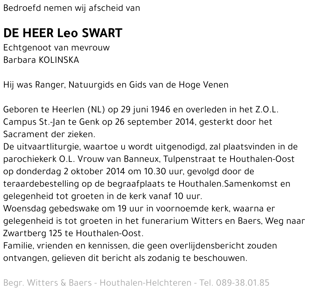 Leo Swart