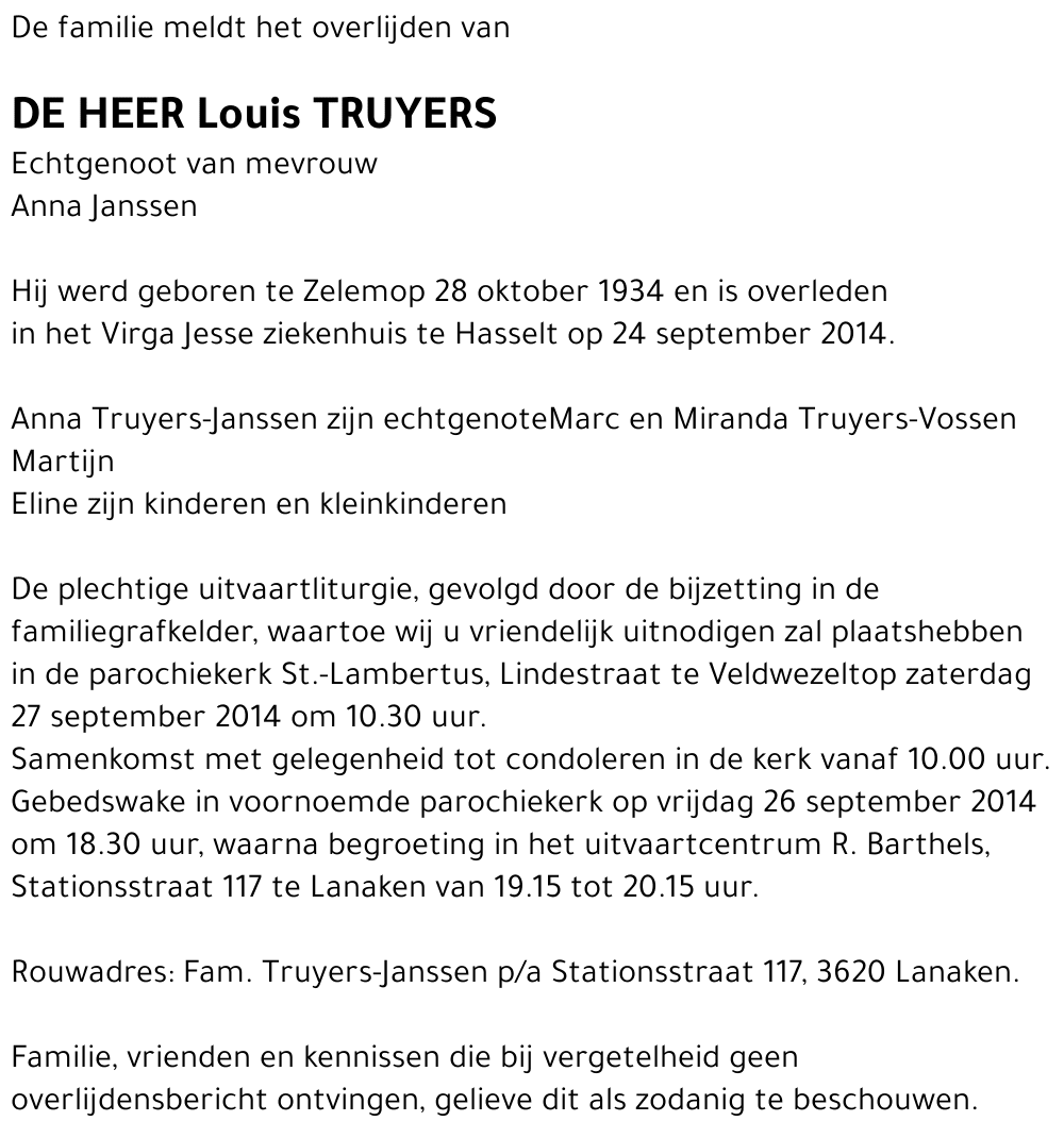 Louis Truyers