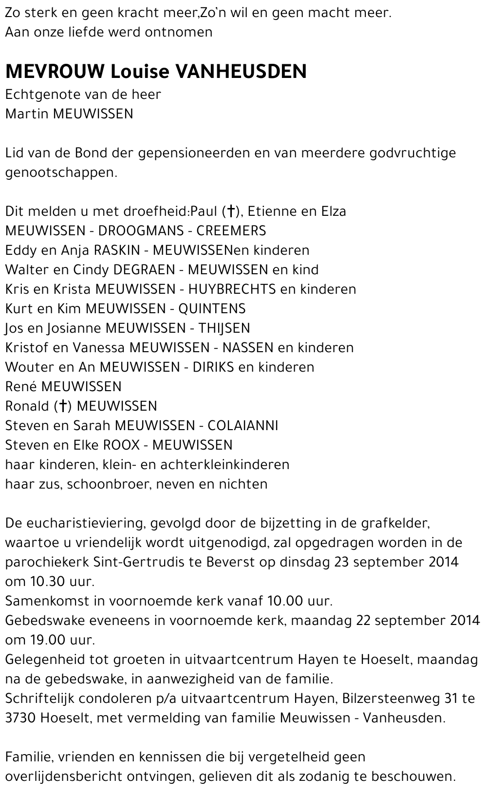 Louise VANHEUSDEN