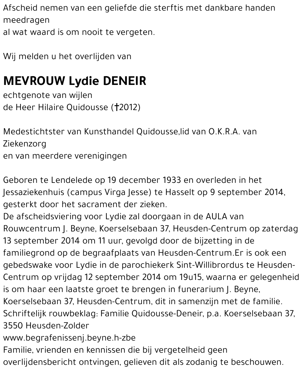 Lydie Deneir