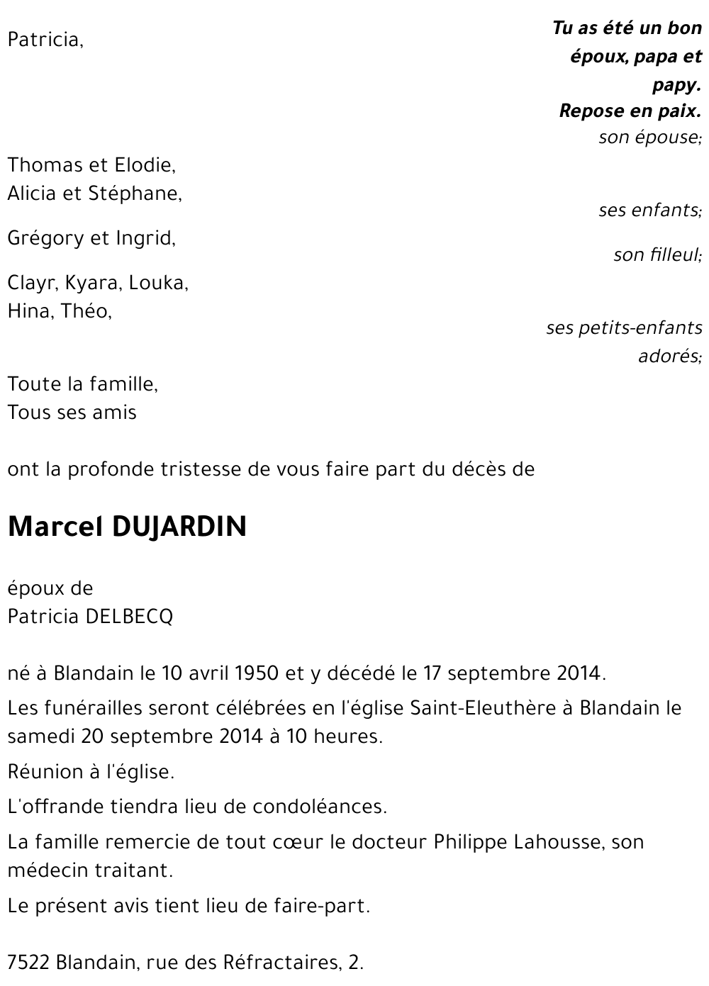 Marcel DUJARDIN