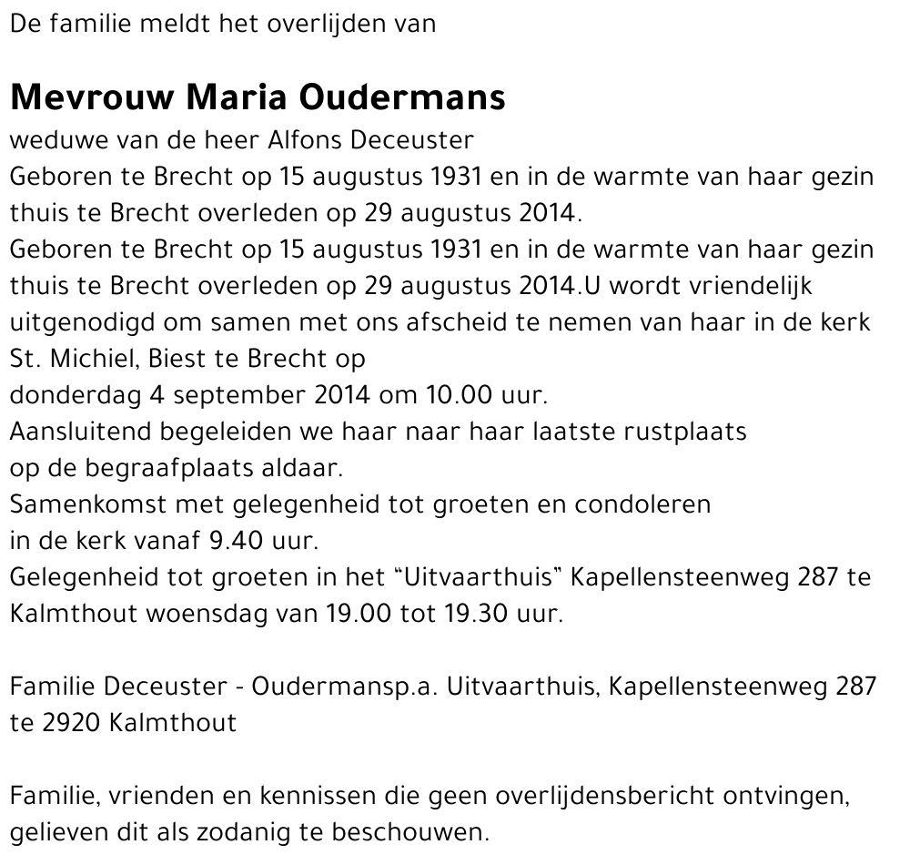 Maria OUDERMANS