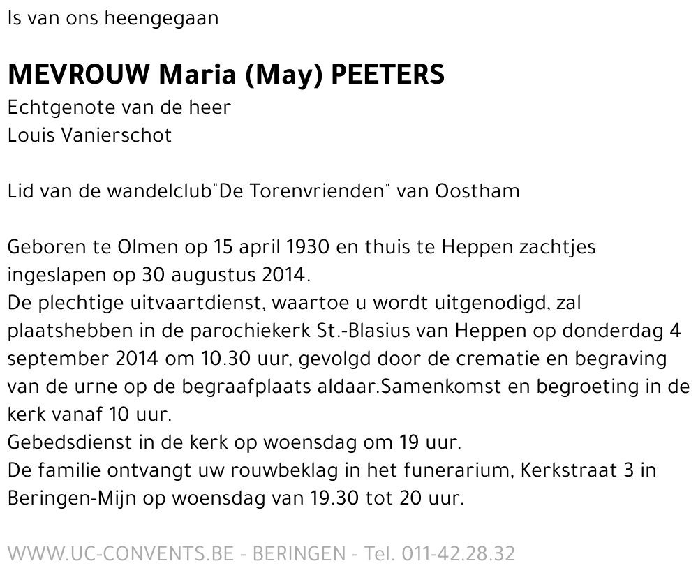 Maria Peeters