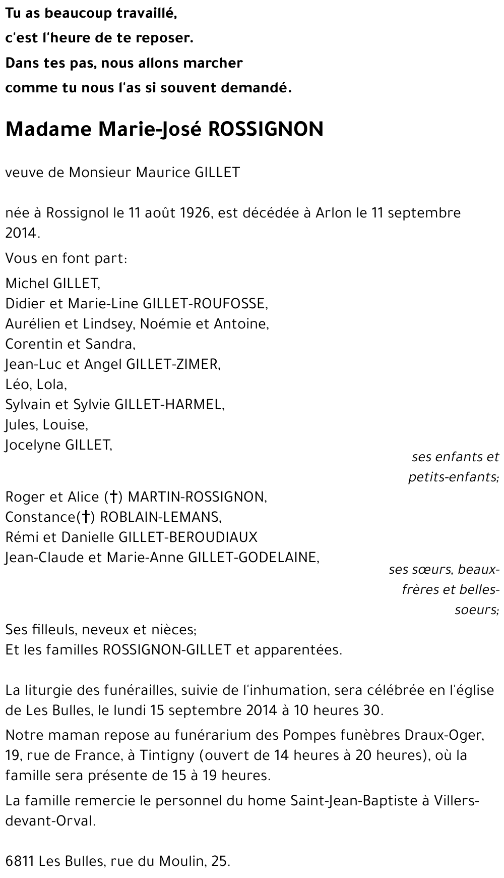 Marie-José ROSSIGNON