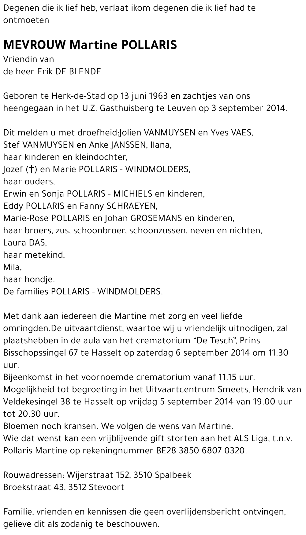Martine Pollaris