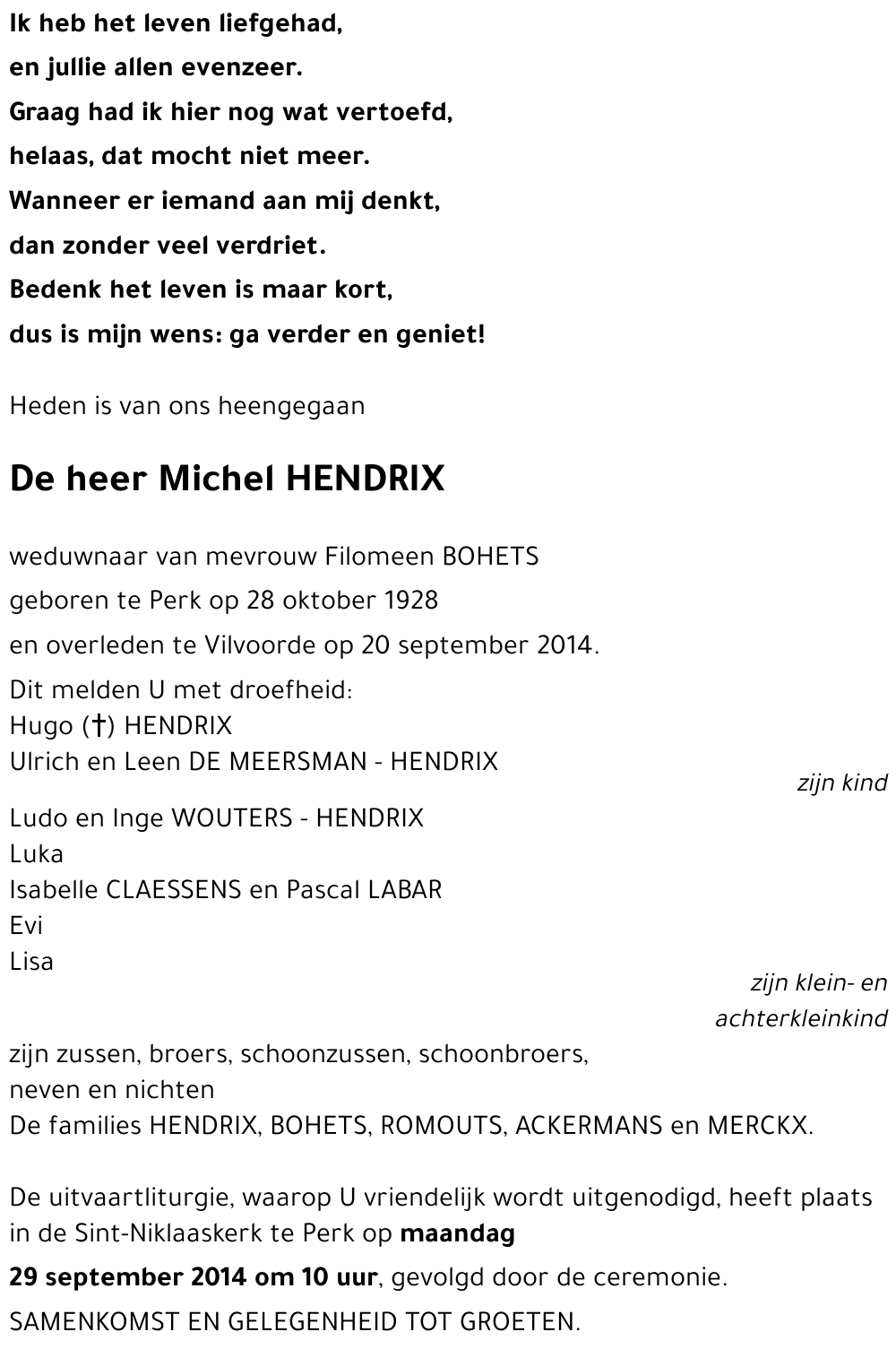 Michel HENDRIX